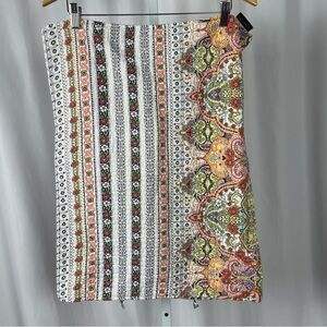 MudHut Bohemian Floral Print Pillowcase Cover Quilted Textured Boho